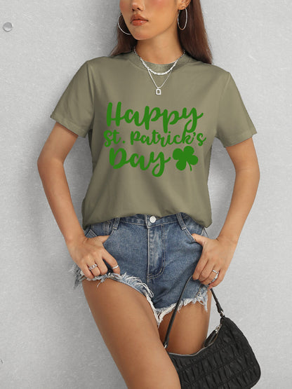 HAPPY ST. PATRICK'S DAY Short Sleeve T-Shirt-Jewearrings