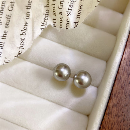 Women's S925 Sterling Silver Pearl Earrings-Jewearrings