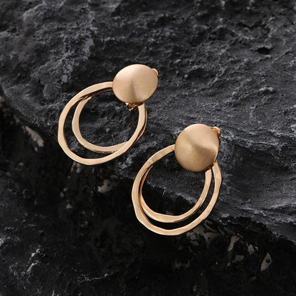 European And American Retro Women's Ear Clip Trendy Earrings-Jewearrings