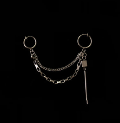 Long Stick Earrings Ear Bone Clip Earrings-Jewearrings