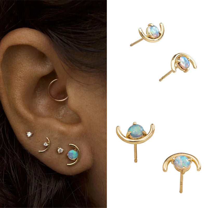 High quality opal ladies earrings-Jewearrings