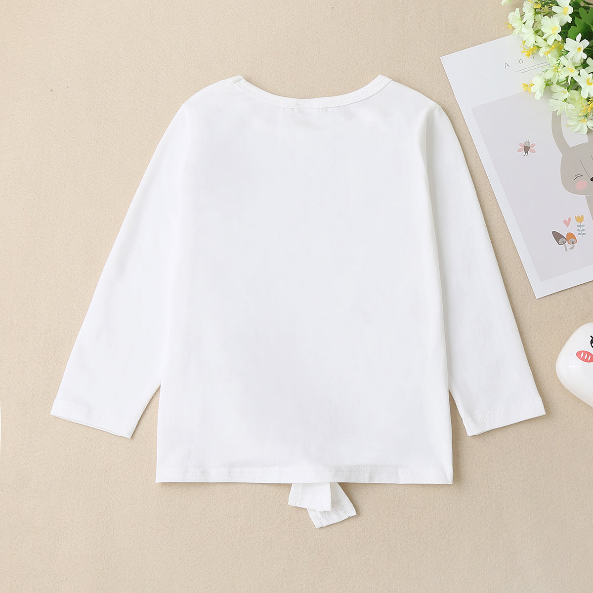 Round Neck Butterfly Graphic Long Sleeve T-Shirt-Jewearrings