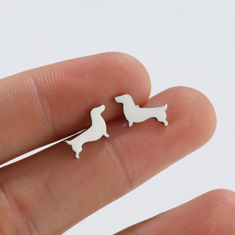 Cute Elf Animal Stud Earrings For Women Ins Style Personalized Earclip-Jewearrings