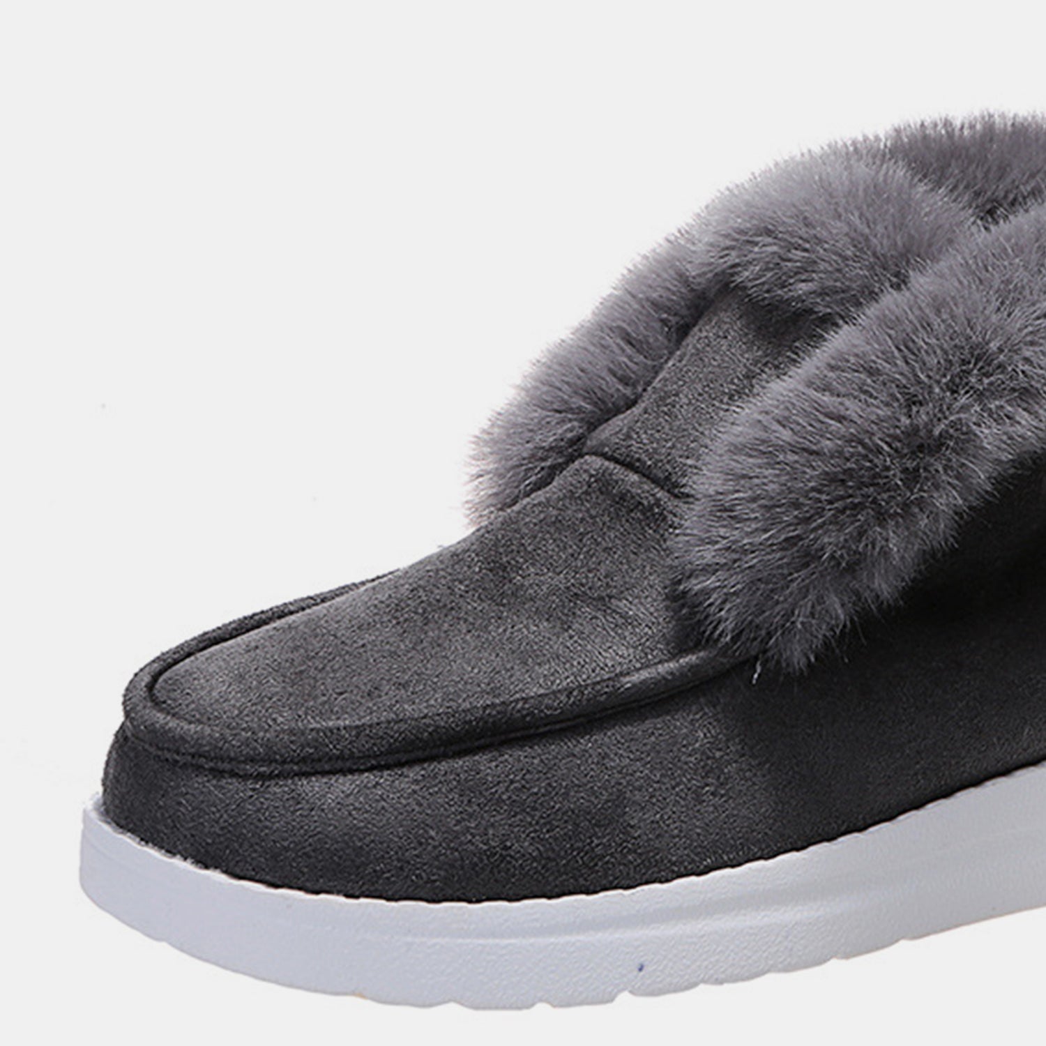 Furry Suede Snow Boots-Jewearrings