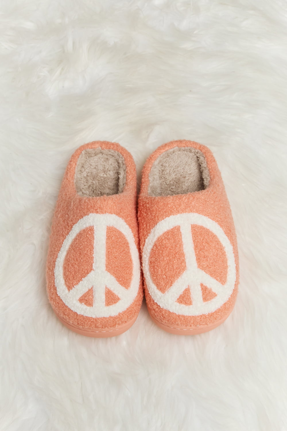 Melody Printed Plush Slide Slippers-Jewearrings