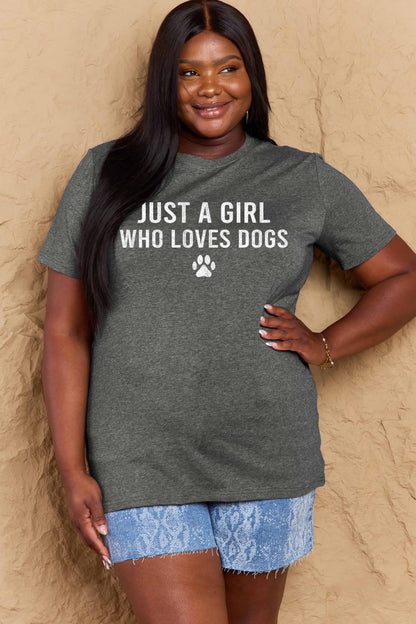 Simply Love Full Size Dog Paw Graphic Cotton T-Shirt-Jewearrings