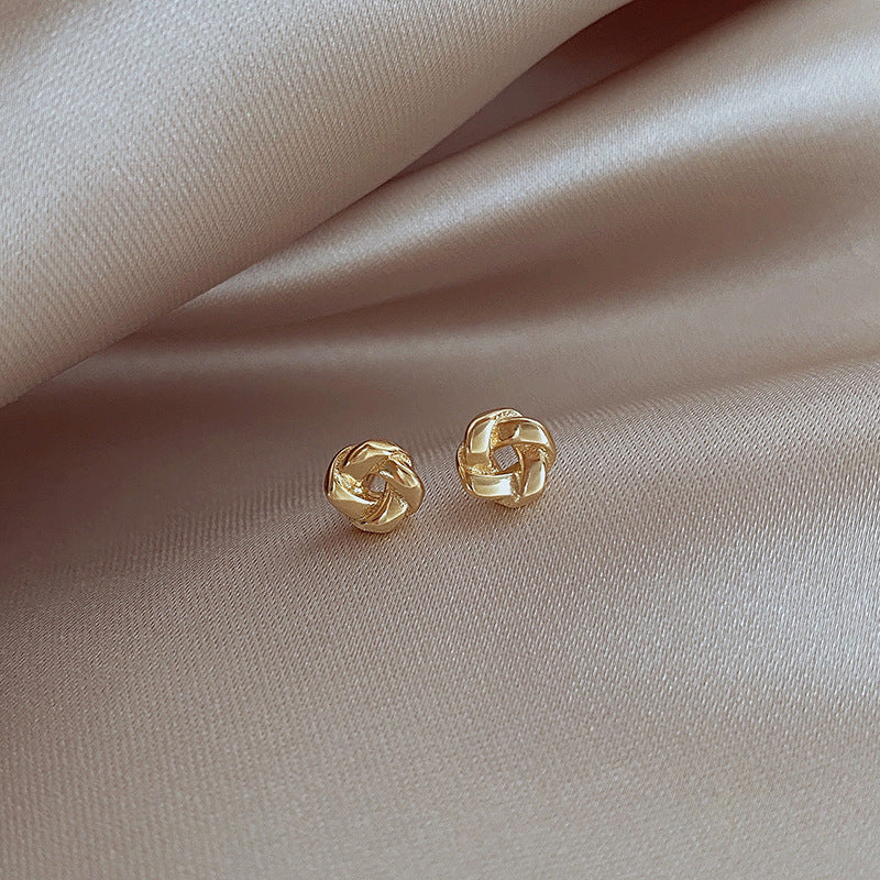 925 Silver Needle Stud Earrings Female Korean Small And Fashionable Fashion-Jewearrings