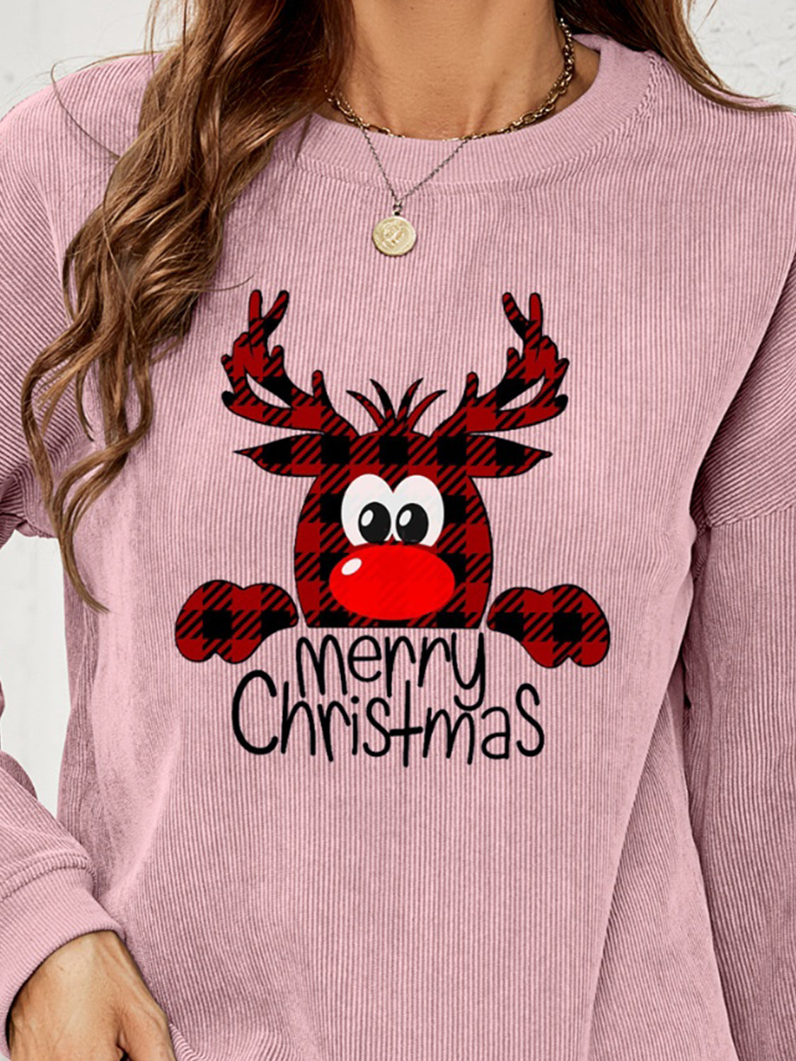 MERRY CHRISTMAS Graphic Sweatshirt-Jewearrings