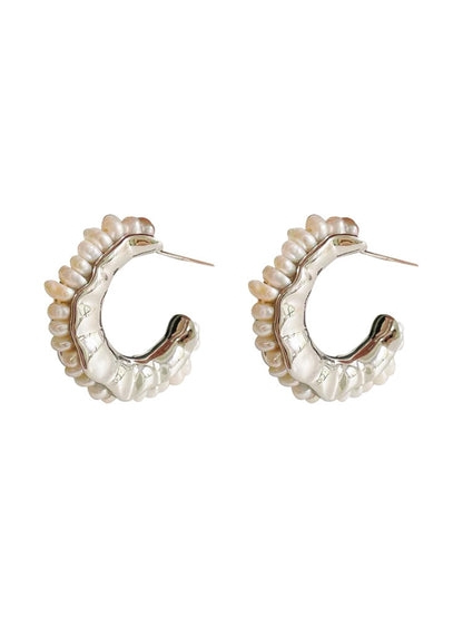 Natural Freshwater Pearl Earrings Women's New Fashion-Jewearrings