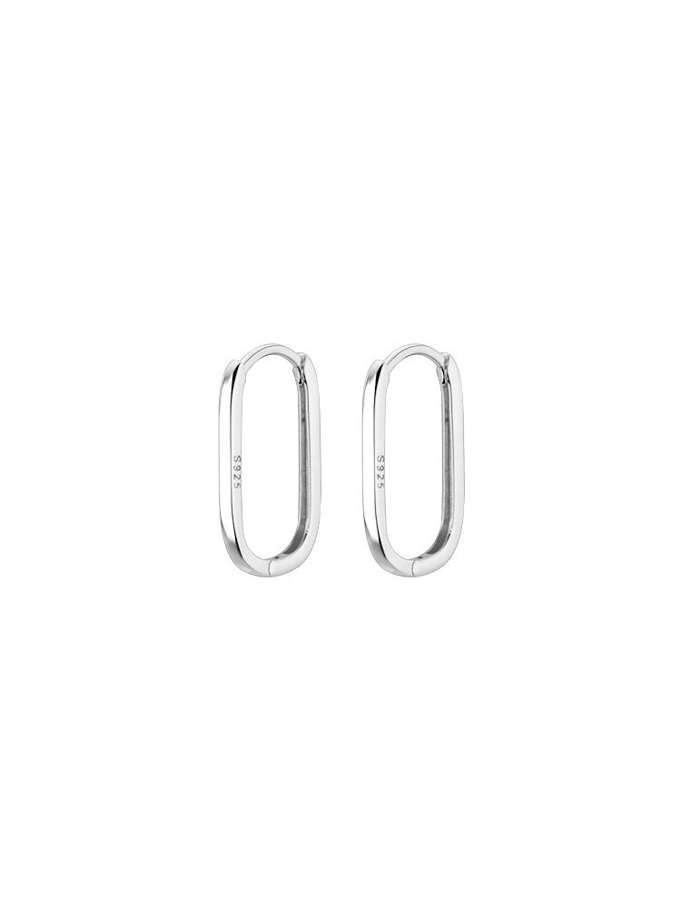 Sterling Silver Premium Hoop Earrings-Jewearrings