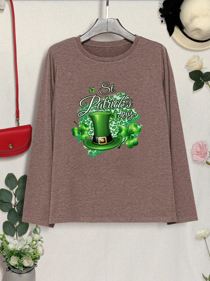 ST. PATRICK'S DAY Round Neck T-Shirt-Jewearrings