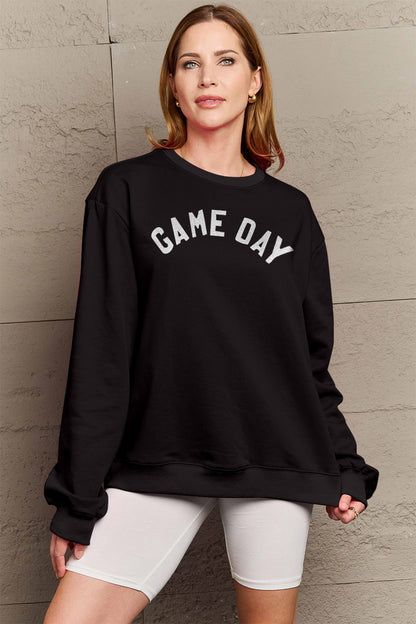 Simply Love Full Size GAME DAY Graphic Sweatshirt-Jewearrings