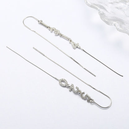 S925 Sterling Silver Ear Wire Earrings Women-Jewearrings