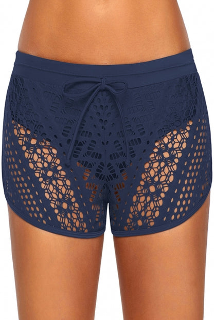 Full Size Tied Lace Swim Bottoms-Jewearrings