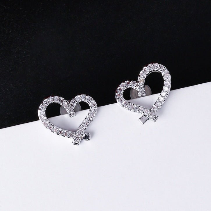 925 silver needle temperament flower long tassel earrings snowflake geometric zircon earrings-Jewearrings