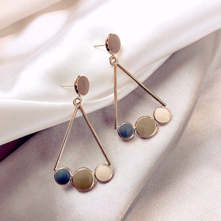 925 Sterling Silver Earrings Pearl Long Earrings-Jewearrings