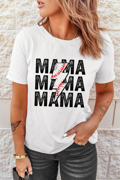 MAMA Graphic Short Sleeve Tee-Jewearrings