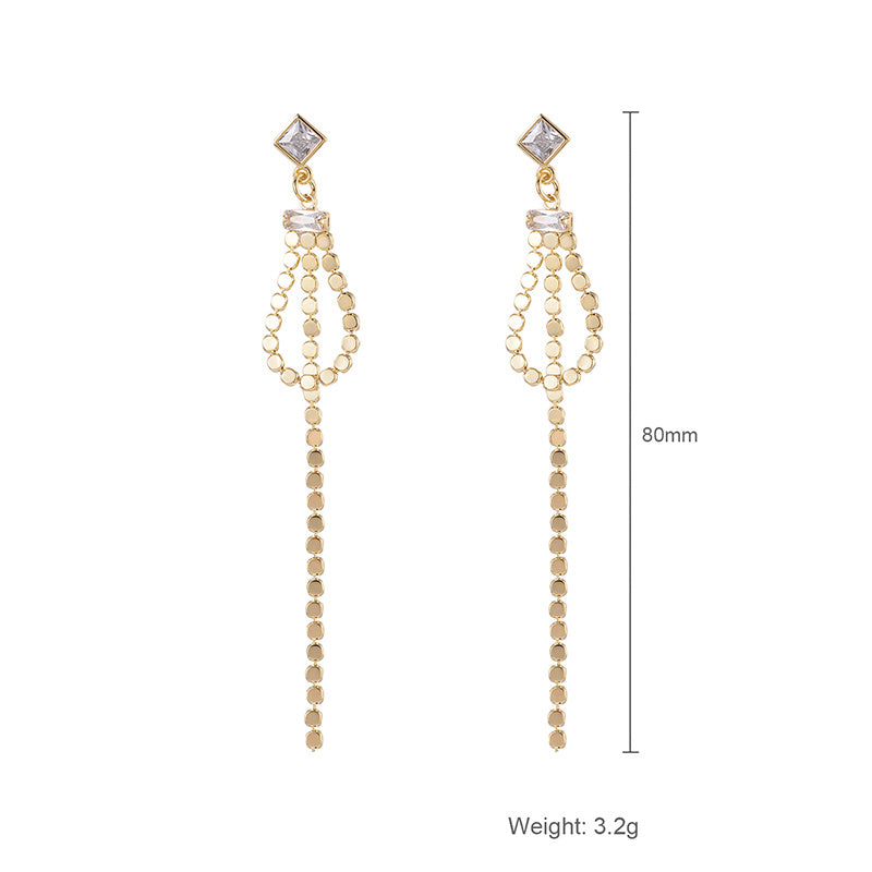 Temperament Female Gentle And Thin Natural Pearl Earrings-Jewearrings