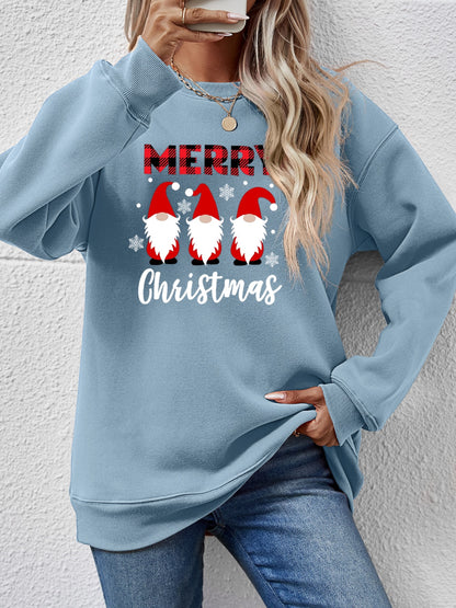 MERRY CHRISTMAS Long Sleeve Sweatshirt-Jewearrings