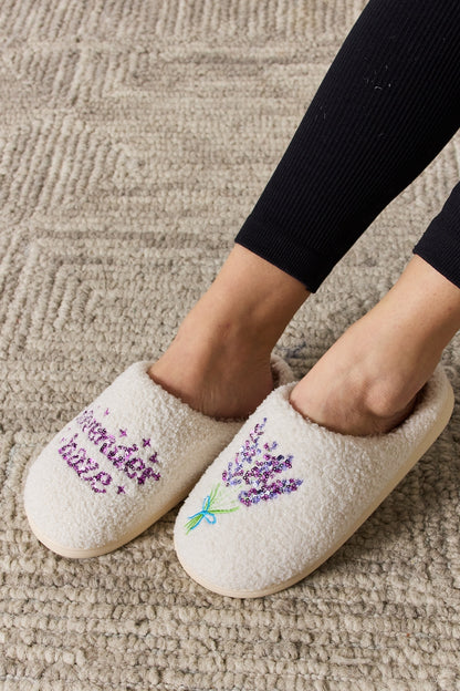 Melody Sequin Pattern Cozy Slippers-Jewearrings