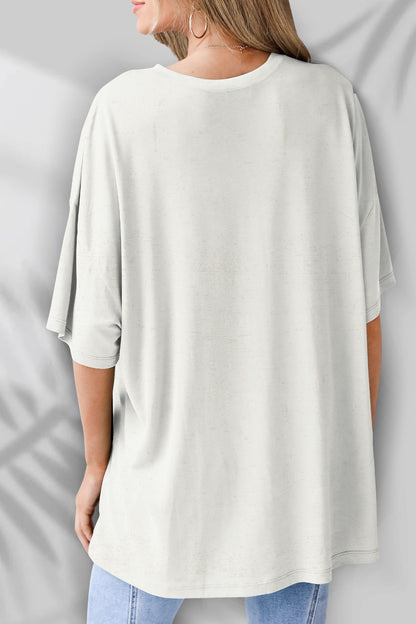 Round Neck Half Sleeve T-Shirt-Jewearrings