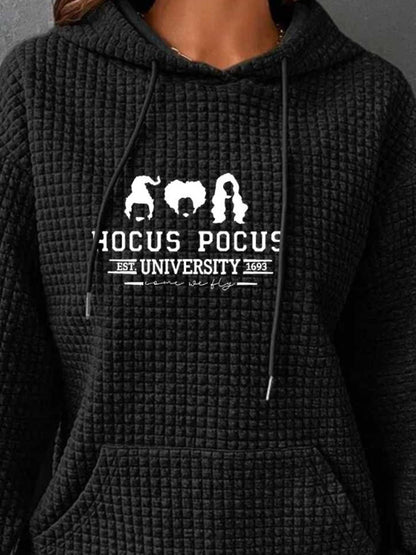 HOCUS POCUS Graphic Hoodie with Front Pocket-Jewearrings