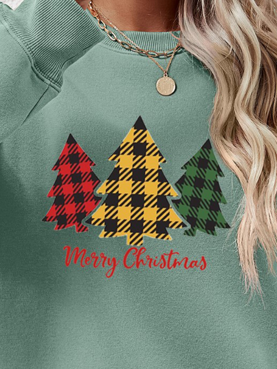 MERRY CHRISTMAS Dropped Shoulder Sweatshirt-Jewearrings