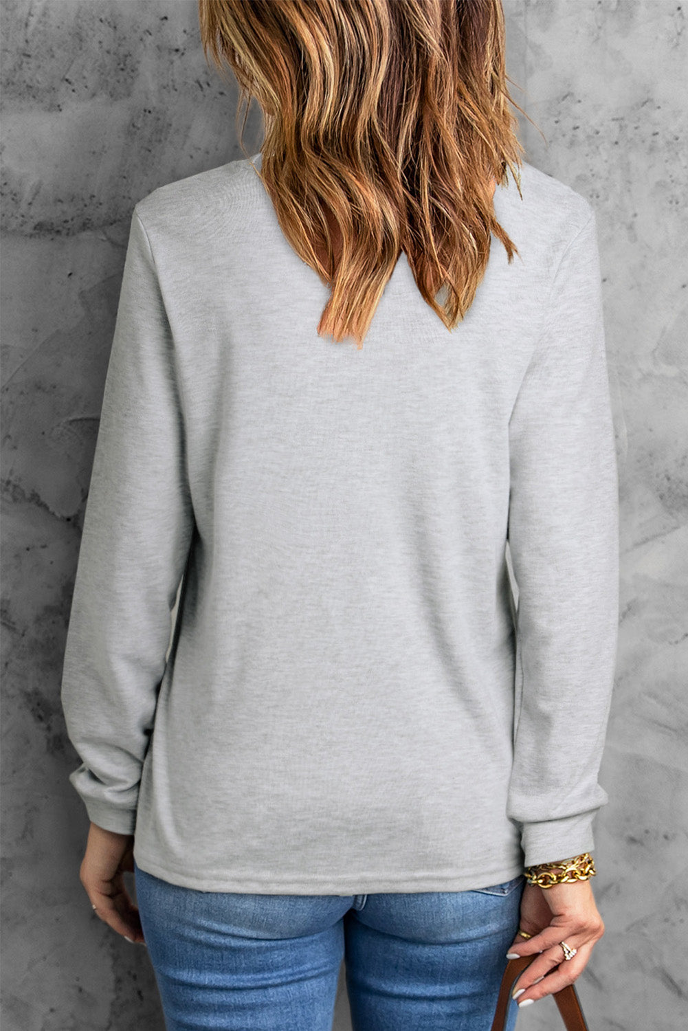 Round Neck Long Sleeve MOMSTER Graphic Sweatshirt-Jewearrings