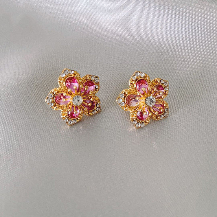 Earrings Source Wholesale Rose Flower Ear Clip Earrings-Jewearrings