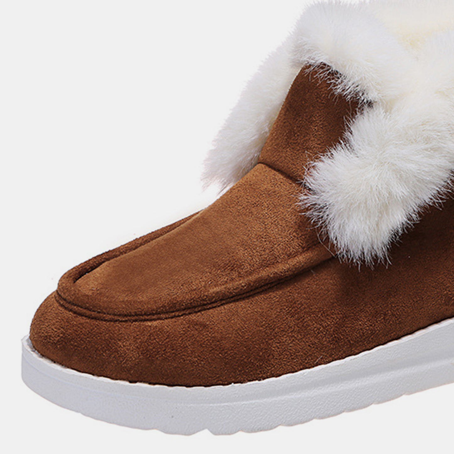 Furry Suede Snow Boots-Jewearrings