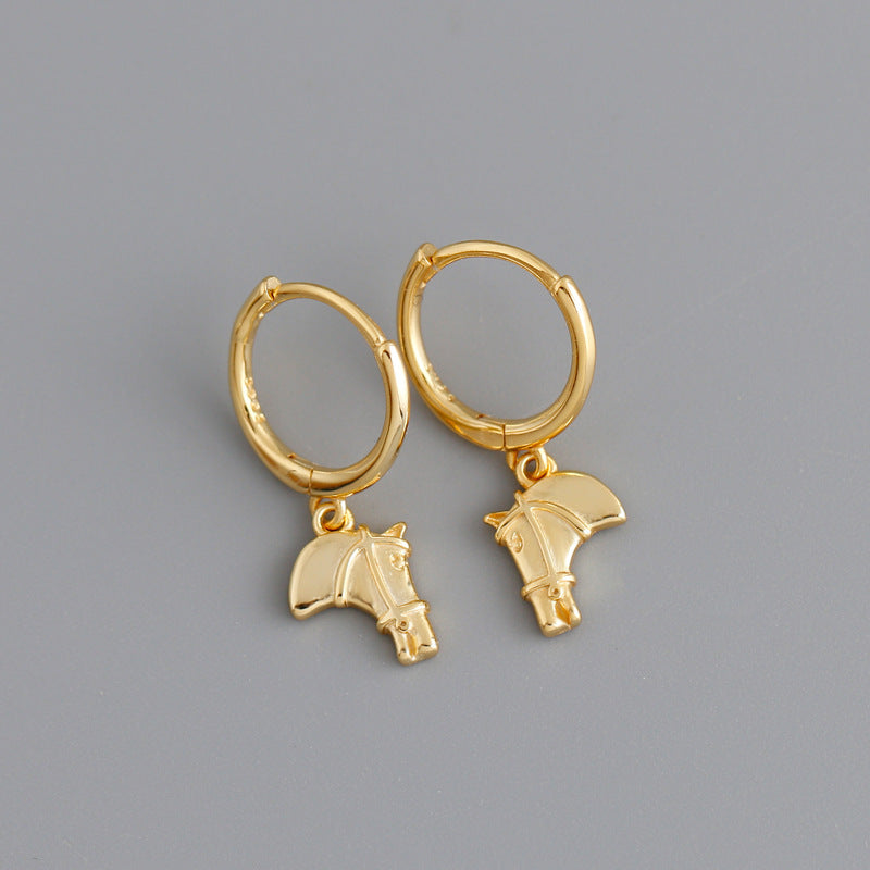 Women's glossy hoop earrings-Jewearrings