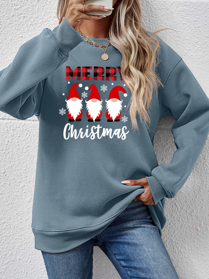 MERRY CHRISTMAS Long Sleeve Sweatshirt-Jewearrings