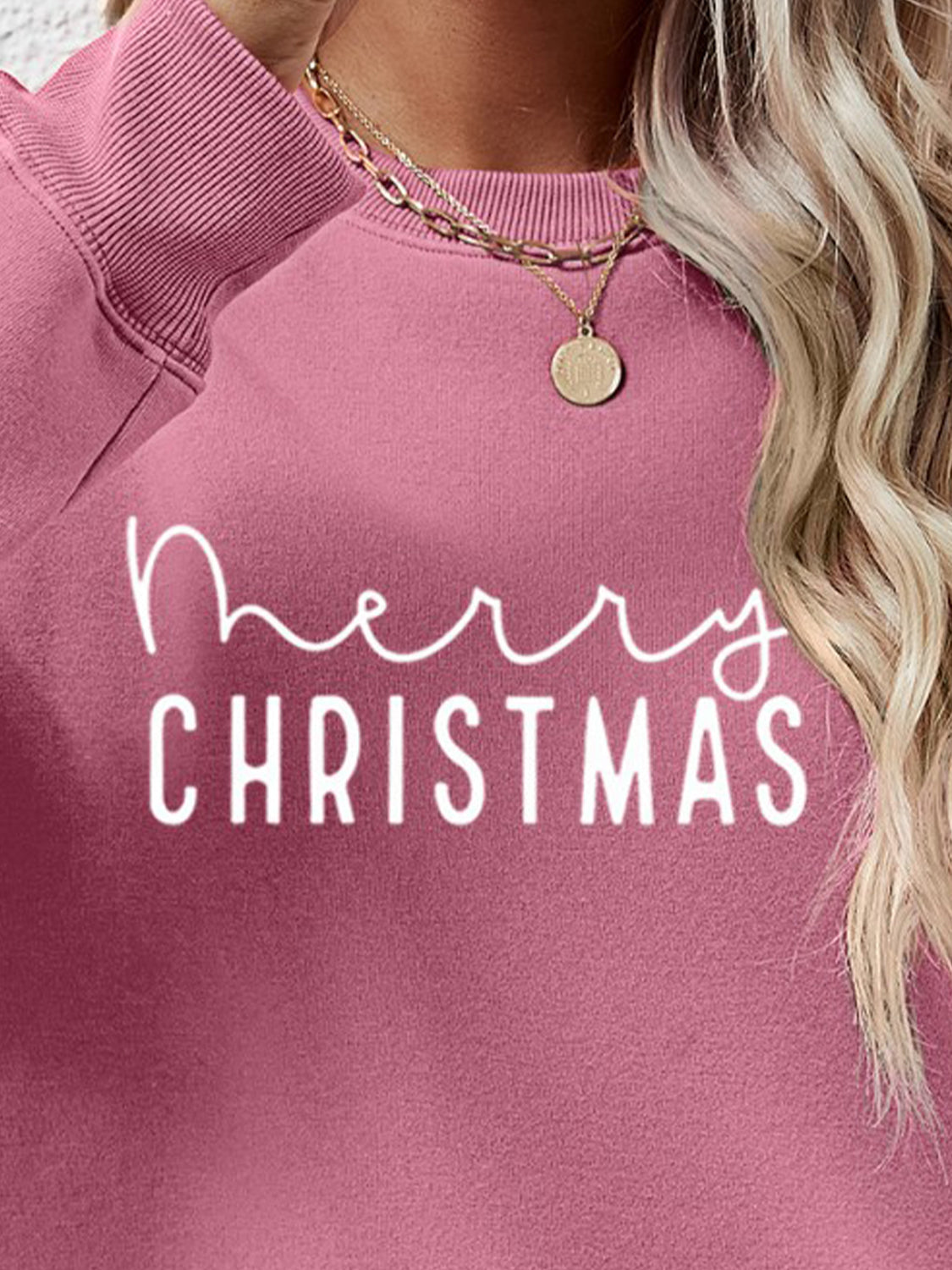 MERRY CHRISTMAS Dropped Shoulder Sweatshirt-Jewearrings