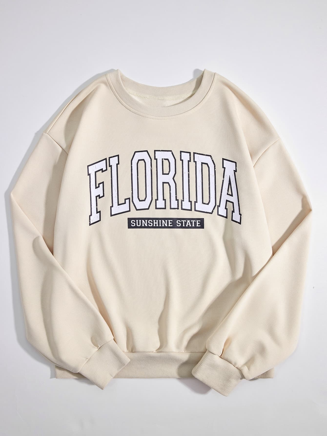 FLORIDA SUNSHINE STATE Dropped Shoulder Sweatshirt-Jewearrings