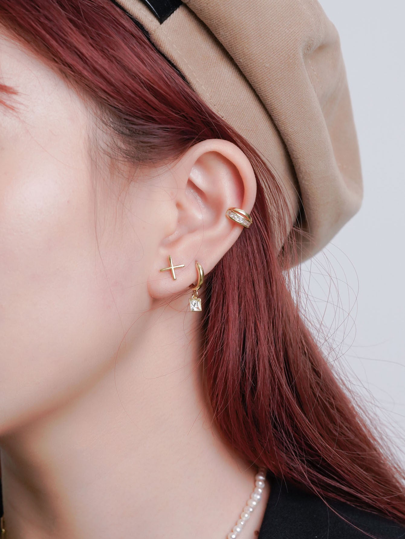 Women's Earrings Have Irregular Personality Knot Ear Clip-Jewearrings