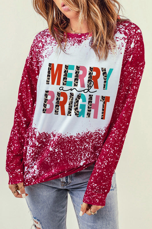 MERRY AND BRIGHT Graphic T-Shirt-Jewearrings