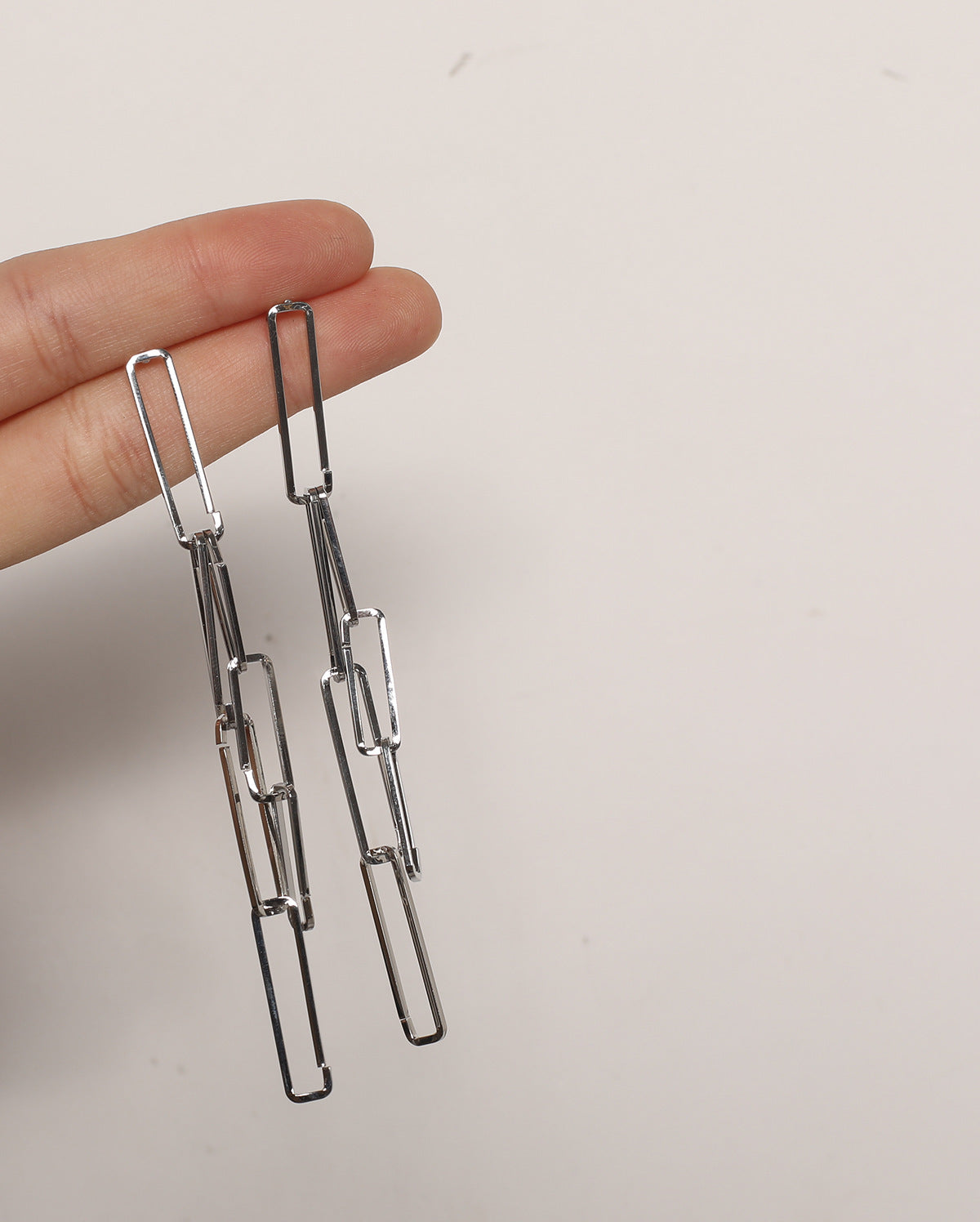 Cold Wind S925 Silver Needle Hollow Earrings Creative Handmade Earring-Jewearrings