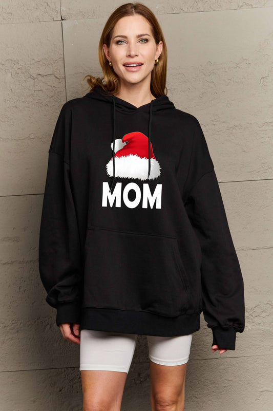 Simply Love Full Size MOM Graphic Hoodie-Jewearrings