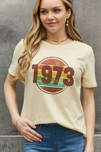 Simply Love Simply Love Full Size 1973 Graphic Cotton Tee-Jewearrings