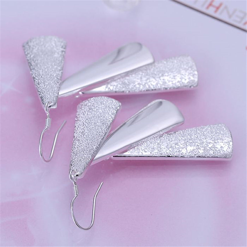 Silver Jewelry Fashion Exquisite Earrings In Europe And America-Jewearrings