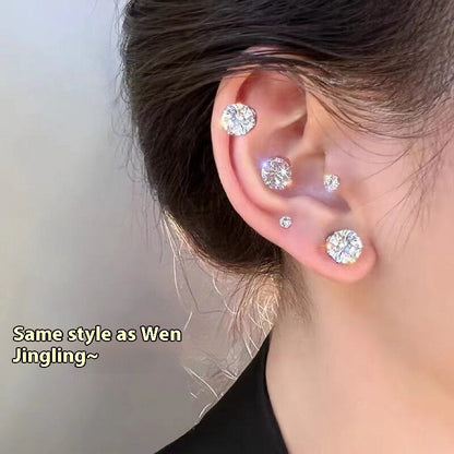 Non-pierced Magnetic Stud Earrings For Women Ear Clip-Jewearrings