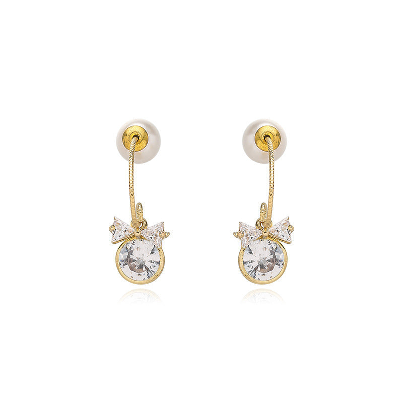 Women's Niche Design Pearl Earrings-Jewearrings