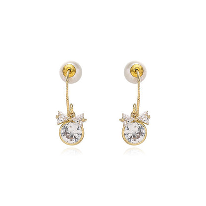 Women's Niche Design Pearl Earrings-Jewearrings