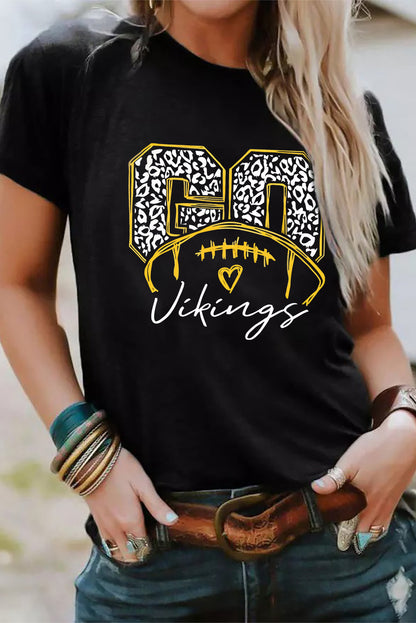 VIKINGS Graphic Short Sleeve T-Shirt-Jewearrings