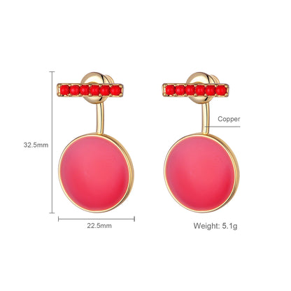 Retro Trendy Ear Clip Without Pierced Earrings Female Simple Earrings-Jewearrings