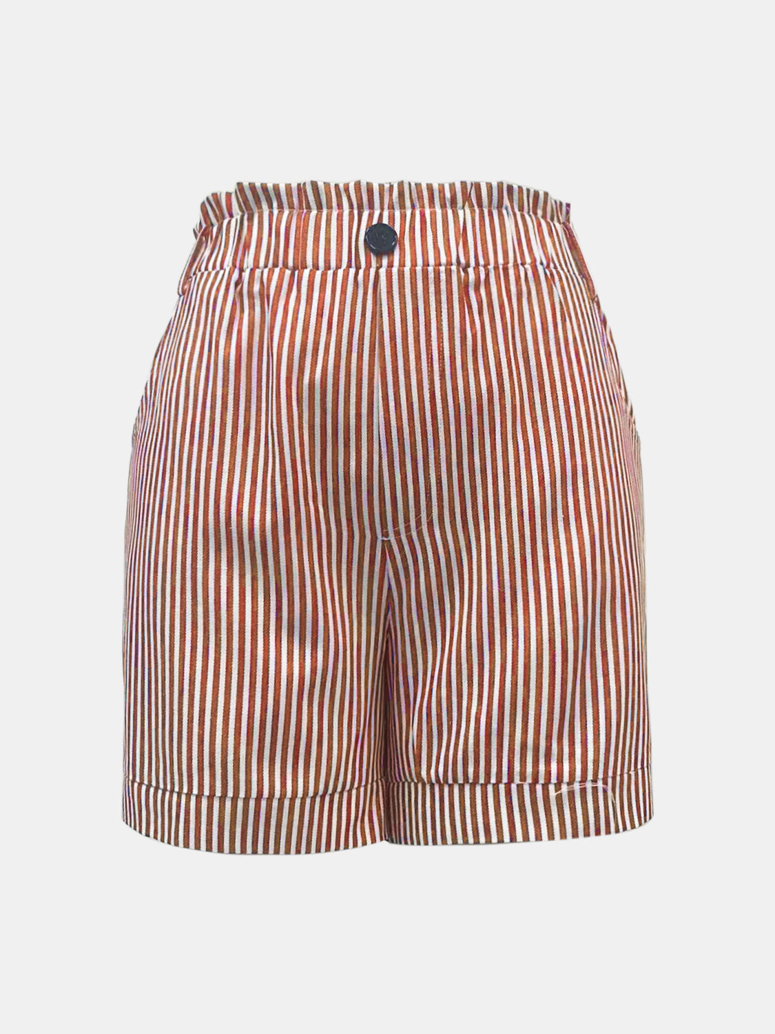 Full Size High Waist Striped Shorts-Jewearrings