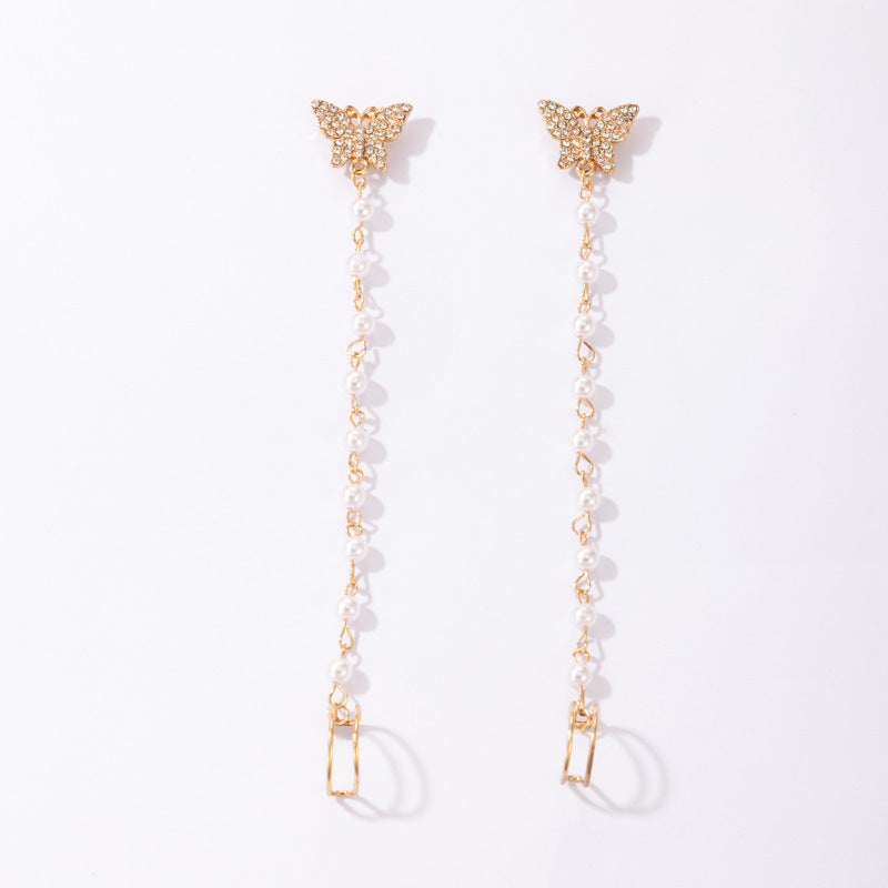 Pearl Jewelry Alloy Earrings-Jewearrings