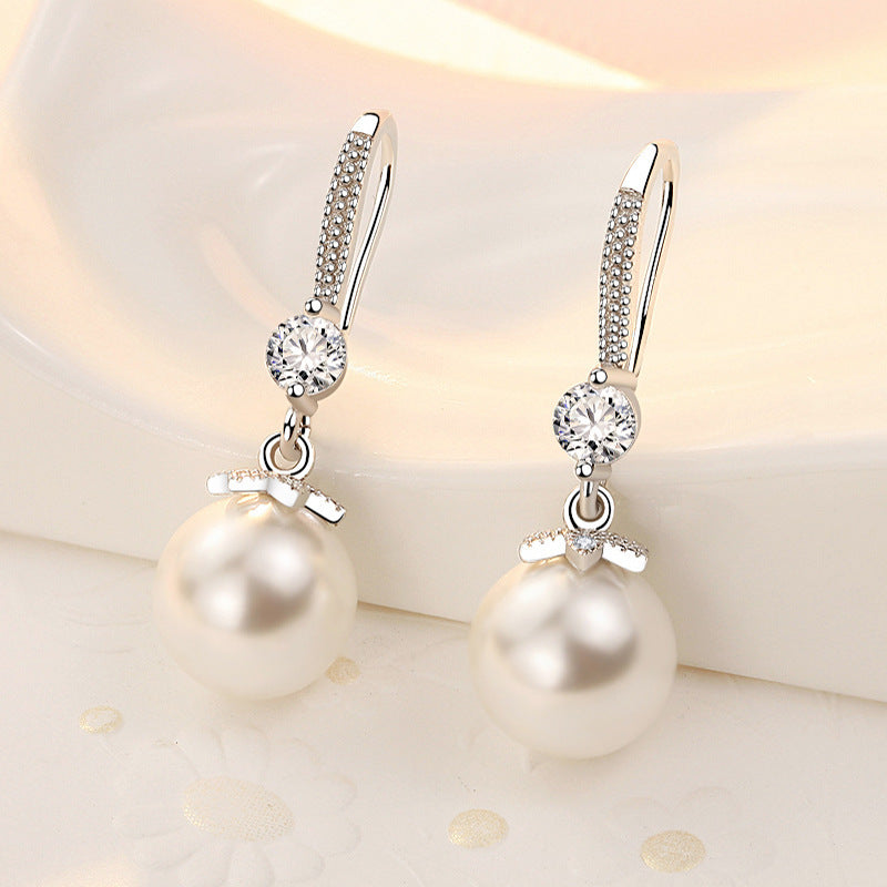 Women's Fashion Casual Vintage Pearl Earrings-Jewearrings