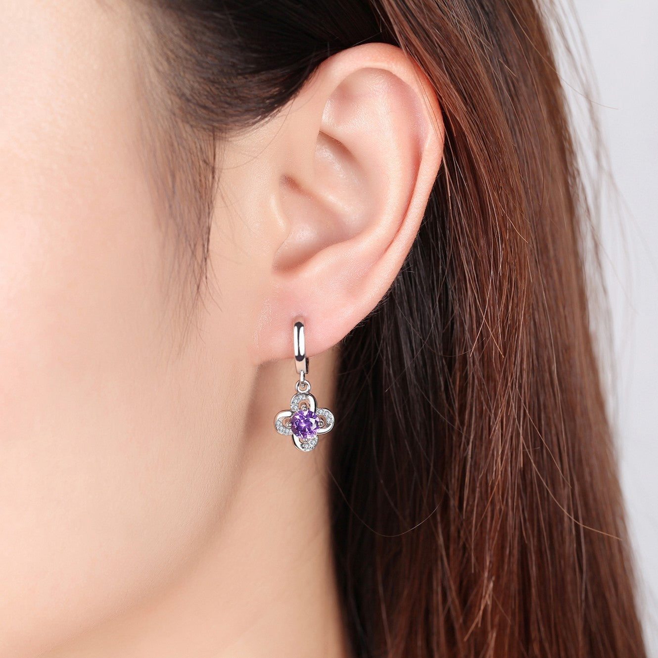 Female S925 Sterling Silver Earrings-Jewearrings