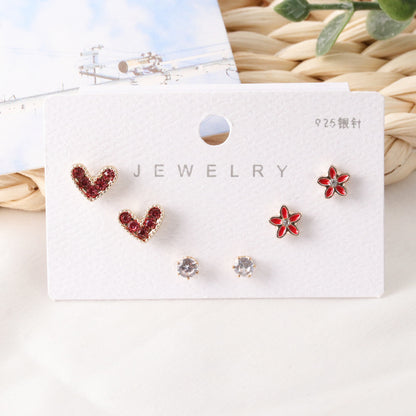 New S925 Silver Needle Women's Suit Earrings Simple Personality-Jewearrings